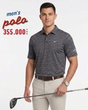 ÁO POLO GOLF NAM TAY NGẮN MÀU XÁM ĐẬM PL60529D1