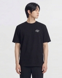 ÁO THUN UNISEX CỔ TRÒN TAY NGẮN MÀU ĐEN IN HÌNH SAU LƯNG AT60609N6