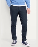 QUẦN KAKI NAM CO GIÃN PHOM ỐNG ĐỨNG MÀU XANH NAVY QK60615H2