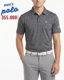 ÁO POLO GOLF NAM TAY NGẮN MÀU XÁM PL60529D6