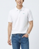 ÁO POLO NAM VẢI COTTON TAY NGẮN MÀU TRẮNG PL60527N3