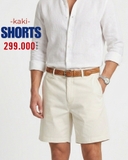 QUẦN SHORT KAKI NAM MÀU KEM QS60623M1