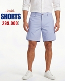 QUẦN SHORT KAKI NAM MÀU XANH DƯƠNG NHẠT QS60623M3