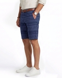 QUẦN SHORT NAM KẺ SỌC NGANG MÀU XANH NAVY QS60605M3