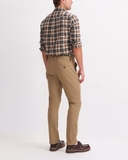 QUẦN DÀI KAKI CO GIÃN NAM PHOM ỐNG ĐỨNG MÀU NÂU QK60710D1