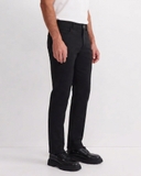 QUẦN DÀI KAKI GIẢ JEAN NAM PHOM ỐNG ĐỨNG MÀU ĐEN QK60711D4