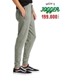 QUẦN JOGGER NAM VẢI THUN MÀU XÁM JG60710T1