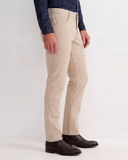 QUẦN DÀI KAKI GIẢ JEAN NAM PHOM ỐNG ĐỨNG MÀU KEM QK60711D5