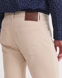 QUẦN DÀI KAKI GIẢ JEAN NAM PHOM ỐNG ĐỨNG MÀU KEM QK60711D5
