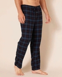 QUẦN NGỦ NAM LƯNG CO GIÃN VẢI NỈ FLANNEL HỌA TIẾT CA RÔ QN60805L