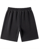 QUẦN SHORT UNISEX VẢI THUN LƯNG CO GIÃN MÀU ĐEN QS60630V7