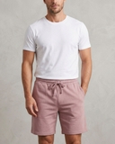 QUẦN SHORT UNISEX VẢI THUN LƯNG CO GIÃN MÀU HỒNG QS60630V2