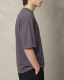 ÁO THUN NAM OVERSIZE CỔ TRÒN TAY NGẮN MÀU XÁM TRO AT60825T8