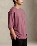 ÁO THUN NAM OVERSIZE CỔ TRÒN TAY NGẮN MÀU ĐỎ AT60825T5