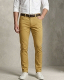 QUẦN KAKI NAM PHOM SLIMFIT CO GIÃN MÀU VÀNG KK60316N2