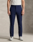 QUẦN DÀI GOLF NAM ỐNG ĐỨNG LƯNG PHỐI THUN CO GIÃN MÀU XANH NAVY QG60808T3