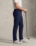 QUẦN DÀI GOLF NAM ỐNG ĐỨNG LƯNG PHỐI THUN CO GIÃN MÀU XANH NAVY QG60808T3
