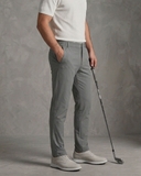 QUẦN DÀI GOLF NAM ỐNG ĐỨNG LƯNG PHỐI THUN CO GIÃN MÀU XÁM QG60808T1
