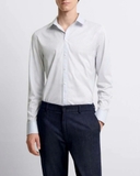 ÁO SƠ MI NAM PHOM SLIMFIT TAY DÀI HỌA TIẾT CHẤM BI SM60921T6