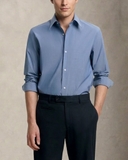 ÁO SƠ MI NAM PHOM SLIMFIT TAY DÀI MÀU XANH NHẠT SM60923T2