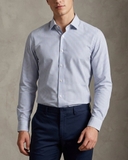 ÁO SƠ MI NAM PHOM SLIMFIT TAY DÀI KẺ SỌC DỌC SM60921T3
