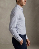 ÁO SƠ MI NAM PHOM SLIMFIT TAY DÀI KẺ SỌC DỌC SM60921T3