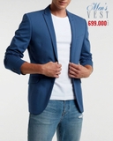 ÁO VEST NAM CAO CẤP MÀU XANH NAVY AV60922H5