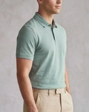ÁO POLO COTTON NAM TAY NGẮN MÀU XANH RÊU PL6A04K9