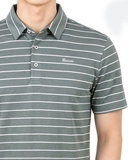 ÁO POLO GOLF NAM TAY NGẮN KẺ SỌC NGANG MÀU XÁM PL60522H4