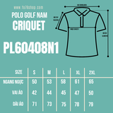 ÁO POLO THỂ THAO NAM TAY NGẮN CÓ TÚI XUẤT MỸ MÀU XANH DƯƠNG NHẠT PL60408N2