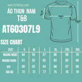 ÁO THUN NAM CỔ TRÒN TAY NGẮN XUẤT PHÁP MÀU XANH NAVY AT60307L3