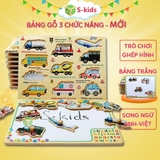 Bảng ghép hình núm gỗ