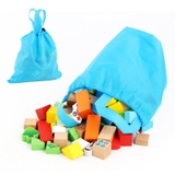 Đồ chơi gỗ Xếp khối thành phố 100 pcs, đồ chơi cho bé trên 3 tuổi sáng tạo