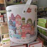 Đồ chơi gỗ Xếp khối thành phố 100 pcs, đồ chơi cho bé trên 3 tuổi sáng tạo