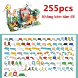 1671D-3 Lego trượt 255 Chi Tiết - Kèm tấm đế