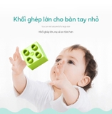 Đồ chơi lắp ráp mô hình thành phố khối duplo 108pcs đường và shop 1627-1