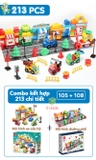 Lắp ráp Mô hình thành phố 105pcs Xe 1614-2 Lego