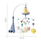 Đồ chơi treo nôi cũi - Kèm hộp nhạc đa dạng âm thanh ru bé ngủ ngon, xoay 360 độ kích thích thị giác