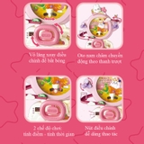 Đồ chơi bắt bóng hứng bi phiên bản vòng quay có đường trượt ô tô với nhiều chế độ chơi kèm đèn, nhạc