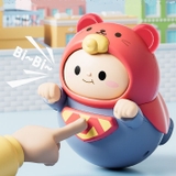 Lật đật với tạo hình Super Mouse dễ thương cho bé biết gật gù, có chuông kích thích giác quan