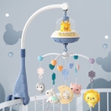 Đồ chơi treo nôi cũi - Kèm hộp nhạc đa dạng âm thanh ru bé ngủ ngon, xoay 360 độ kích thích thị giác