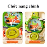Đồ chơi bắt bóng hứng bi phiên bản vòng quay có đường trượt ô tô với nhiều chế độ chơi kèm đèn, nhạc