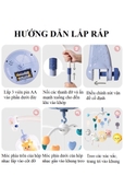 Đồ chơi treo nôi cũi - Kèm hộp nhạc đa dạng âm thanh ru bé ngủ ngon, xoay 360 độ kích thích thị giác