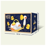 Đồ chơi nhà tắm cho bé - vịt phun nước tự động dễ thương kèm vòi sen – cho bé đi bể bơi, tắm rửa