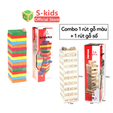 COMBO rút gỗ Màu + số