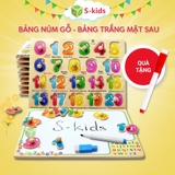 Bảng ghép hình núm gỗ