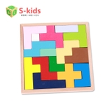 Đồ chơi gỗ - Tetris Rubik 3D độc đáo và đầy màu sắc