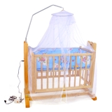 Nôi gỗ đa năng màu tự nhiên Autoru - AUWCH4