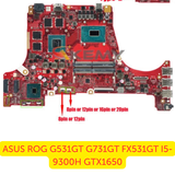 Main ASUS ROG G531GT i5-9300H GTX1650 chính hãng