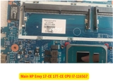 CPU Main HP Envy 17-CE 17T-CE CPU I7-1165G7